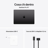 Miniatura prodotto MacBook Pro 16": Chip Apple M4 Max con cpu 14 core e gpu 32 core, 1TB SSD - Nero siderale