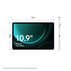 Miniatura prodotto Samsung Galaxy Tab S9 FE Tablet Android 10.9 Pollici TFT LCD PLS RAM 8 GB 256 GB Tablet Android 13 Gray