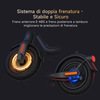 Miniatura prodotto V25i Pro Monopattino Elettrico con il manubrio da chiuso ruotabile, Autonomia 25KM Motore Max 600W Gomma 10" e Frecce Direzionali