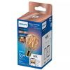 Miniatura prodotto Philips LED Lampadina Smart Filament Ambrata Dimmerabile Luce Bianca da Calda a Fredda Attacco E27 50W Goccia