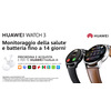 Miniatura prodotto Watch 3 Galileo-L11E, Black, cinturino in fluoroelastomero nero