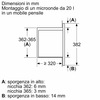 Miniatura prodotto BEL623MS3 Serie 2 Microonde da incasso con grill 38cm Acciaio inox