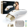 Miniatura prodotto Braun Silk expert Pro 5 PL5054, Epilatore A Luce Pulsata Donna, Per La Rimozione Permanente Dei Peli Visibili A Casa Tua, Bianco/Oro