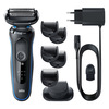 Miniatura prodotto Braun Series 5 51-B1500s Rasoio Elettrico Con Accessorio Regolabarba EasyClick, EasyClean, Wet&Dry, Ricaricabile, Rasoio A Lamina Senza Fili, Blu