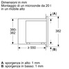Miniatura prodotto BEL623MS3 Serie 2 Microonde da incasso con grill 38cm Acciaio inox
