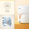 Miniatura prodotto Panasonic CP-JNW01CW Fontanella per Animali Domestici, Capacità 1.9L, Filtro a 4 Livelli, Super Silenziosa, Due Modalità, Bianco