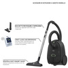 Miniatura prodotto Aspirapolvere con sacco serie 6000 AB61C1OKO, Elevata Filtrazione, Potente 850W, 3.5L Capacità Sacchetto, Aspirapolvere a traino, Nero