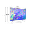 Miniatura prodotto Samsung TV UE50CU8580UXZT Crystal UHD 4K, Smart TV 50" Dynamic Crystal color, OTS Lite, White 2023