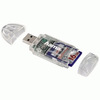Miniatura prodotto Lettore USB 2.0 "8 in 1" slim, SD, SDHC, SDXC, MMC, MMC plus, miniSD, mini SDHC, microSD, microSDHC, trasparente, blister