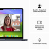 Miniatura prodotto MacBook Air 13": Chip Apple M2 con CPU 8-core e GPU 8‑core, 256GB SSD - Mezzanotte