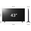 Miniatura prodotto NanoCell 43'' Serie NANO75 43NANO756QC, TV 4K, 3 HDMI, SMART TV 2023