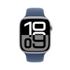 Miniatura prodotto Watch Serie 10 GPS 46mm Cassa in Alluminio Color Argento con Denim Sport Band - M/L