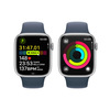 Miniatura prodotto Watch Series 9 GPS Cassa 45mm in Alluminio Argento con Cinturino Sport Blu Tempesta - M/L