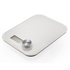 Miniatura prodotto Bilancia da cucina elettronica con funzionamento senza batterie Bianco Superficie piana Rettangolo