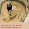 Miniatura prodotto CakeLover, Impastatrice Planetaria di 5L per Torte, Dolci, Pizza, Pane, Pasta – 1500 W, 6 Velocità, Ciotola in Acciaio Inox, Doppio Gancio, Fruste – Design Compatto, Ricettario Incluso