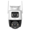 Miniatura prodotto Imou Crusier DUAL 6MP (3MP+3MP) Telecamera Wi-Fi Esterno Doppio Obiettivo, 360°PTZ Videocamera Sorveglianza Esterno con Visione Notturna a Colori, Rilevamento Umano/Veicoli, IP66, Tracciamento Intelligente, 2,4ghz