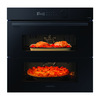 Miniatura prodotto Samsung NV7B5760WBK Forno ad incasso a Vapore Serie 5 76 L A+ Vetro Nero
