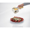 Miniatura prodotto 457 Gratì Waterproof - Grattugia elettrica Impermeabile - Senza filo - Lavabile sotto acqua corrente - 2 rulli Acciaio Inox - Bianco e Giallo