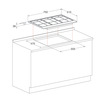 Miniatura prodotto Piano cottura a gas Hotpoint Ariston PCN 752 T/IX/HAR