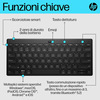 Miniatura prodotto Tastiera Bluetooth multi-dispositivo compatta HP 350