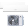 Miniatura prodotto Electroline Dualsplit 9000+12000BTu EDHE43D2 + IUD263HKAW + IUD353HKAW condizionatore fisso