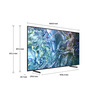 Miniatura prodotto Samsung TV QLED 4K 65” QE65Q60DAUXZT Smart TV Wi-Fi Titan Gray 2024, Quantum Processor Lite 4K, 4K Upscaling, AirSlim Design, OTS Lite