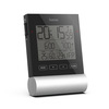 Miniatura prodotto Orologio/sveglia digitale Black Line radio-controllata, termometro, igrometro, nero