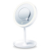 Miniatura prodotto BS 45 Specchio Cosmetico con Illuminazione LED Regolabile, Ingrandimento 5X e Base Porta Oggetti - 40 g