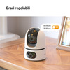 Miniatura prodotto Imou Ranger DUAL 6MP (3MP+3MP) Telecamera WiFi Interno con Doppia Lente, 360°PTZ Telecamera da Interno, Rilevamento Umano, Tracciamento Intelligente, Visione Notturna a Colori, Modalità Privata 2,4ghz