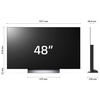 Miniatura prodotto OLED evo 48'' Serie C3 OLED48C34LA, TV 4K, 4 HDMI, SMART TV 2023