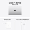 Miniatura prodotto MacBook Pro 16": Chip Apple M4 Pro con cpu 14 core e gpu 20 core, 512GB SSD - Argento