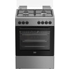 Miniatura prodotto FBE62120XD cucina a libera installazione inox, 60x60cm, piano gas, forno elettrico ventilato, grill elettrico, 66 Lt, Сlasse A