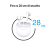 Miniatura prodotto Enco Buds2, Auricolari True Wireless, Bluetooth 5.2, in-ear, Cancellazione rumore in chiamata, Comandi Touch, Audio Binaurale, Compatibili Android / iOS [Versione Italiana], Moonlight White