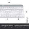 Miniatura prodotto Logitech MK470 Kit Mouse e Tastiera, Layout Italiano Qwerty