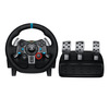 Miniatura prodotto Logitech G29 Driving Force Racing Wheel Volante da Corsa, Pedali Regolabili, Ritorno di Forza Reale, Comandi Cambio in Acciaio Inossidabile, Volante in Pelle, Presa EU, per PS5, PS4, PC, Mac - Nero
