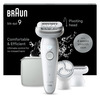 Miniatura prodotto Braun Silk-épil 9 9-061, Epilatore Elettrico Donna Per Una Epilazione Facile, Pelle Liscia a Lungo, Bianco/Argento