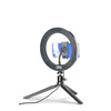 Miniatura prodotto Selfie Ring - Universale Treppiede con anello led luminoso per riprese video e selfie
