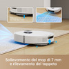 Miniatura prodotto L10 Prime VM Combo Robot Aspirapolvere con 2 Spazzole laterali aggiuntive(3 in totale), Sollevamento del Mocio da 7 mm, Mocio Autopulente, Navigazione LDS, Aspirazione 4000Pa, Mappatura 3D, WiFi/APP/Alexa