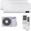Miniatura prodotto Samsung Dualsplit 9000+12000BTu Luzon AJ050TXJ2KG/EU + AR09TXHZAWKNEU + AR12TXHZAWKNEU condizionatore fisso