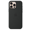 Miniatura prodotto Custodia MagSafe in silicone per iPhone 16 Pro Max - Nero