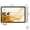 Miniatura prodotto Tablet Android 12.4 Pollici Wi-Fi RAM 8 GB 256 GB Tablet Android 12 Graphite [Versione italiana] 2022