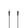 Miniatura prodotto Cavo prolunga Jack 3.5 mm M/Jack 3.5 mm F, 3 metri, nero
